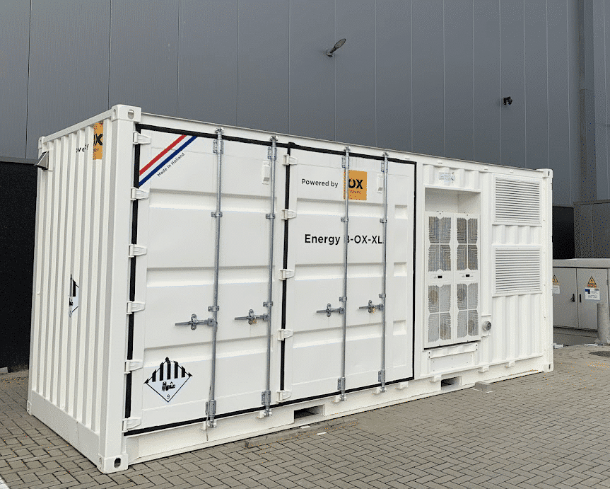 De Energy B-OX XL in gebruik gefotografeerd bij Ansova in Wehl